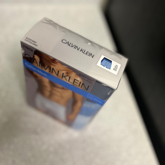 Calvin Klein Cotton Mesh Boxer Briefs - Picture 2 of 3